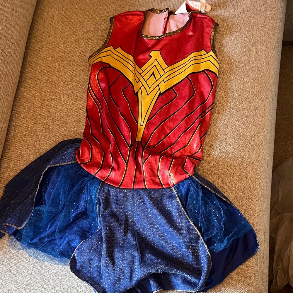 Kids Wonder Woman Costume - Red and Blue dress